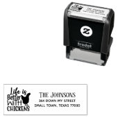 ひよこ人形で描いたかわいい人生のほうが良い セルフインキングスタンプ (インサイチュ)