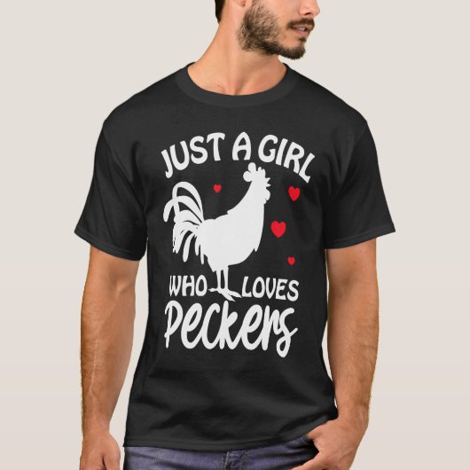 ひよこ大好き女子 Tシャツ (正面)