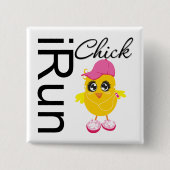 ひよこ実行 缶バッジ (正面)