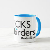 ひよこ愛鳥類捕獲人 マグカップ (正面右)