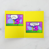 "ひよこ豆!" 挨拶状#102 カード (内部)