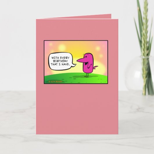 「ひよこ豆!」 誕生日カード#101 カード (正面)