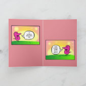 「ひよこ豆!」 誕生日カード#101 カード (内部)