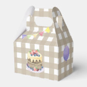 ひよこ1歳の誕生日おめでとう フェイバーボックス (裏面サイド)