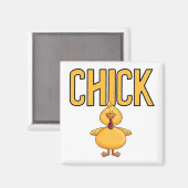 ひよこ マグネット (正面/裏面)