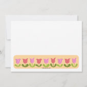 ひよこ 招待状 (裏面)