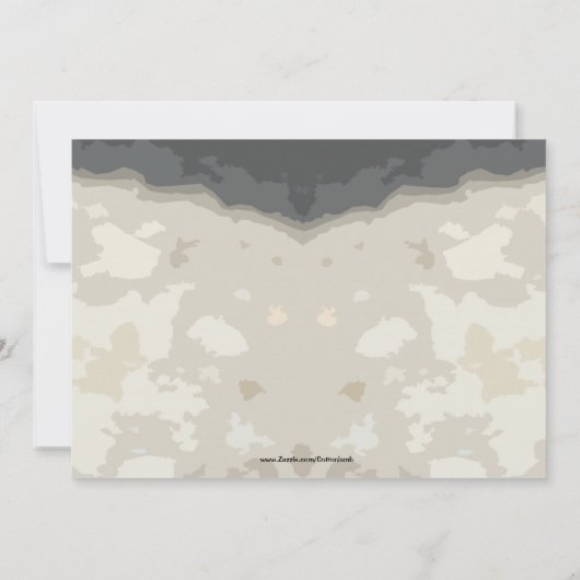 ひよこ 招待状 (裏面)