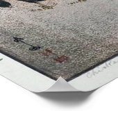 ひよこ, Dianthus & Chicks , Hiroshi Yoshida, Woodcut ポスター (角)