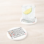 ひらがな日本のテーブル(花札) コースター (側面)