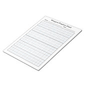 ひらがな日本の手書き練習空白のシート ノートパッド (アングル)