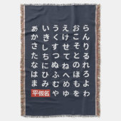 ひらがな スローブランケット (正面縦)