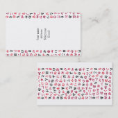 ひらがな 名刺 (正面/裏面)