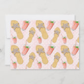 ひらひらと風に舞うビーチサンダルとレモネードの写真を使った感謝カード サンキューカード (裏面)