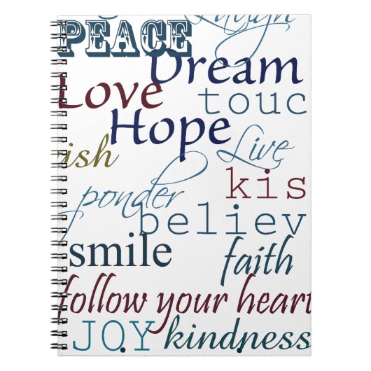 ひらめきの言葉 ノートブック (正面)