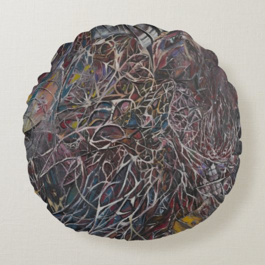 ひらめき2014年 ラウンドクッション (正面)