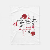 ひるひるする フリースブランケット (正面)