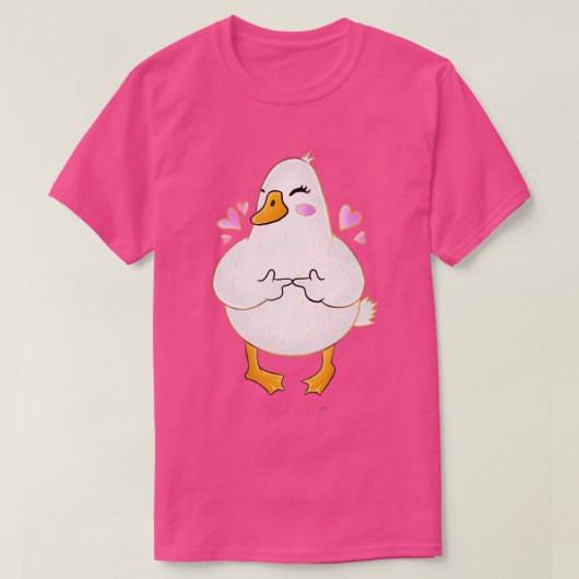 ひるむ指 Tシャツ (デザイン正面)