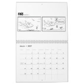 ひれの漫画2011のカレンダー カレンダー (3月 2027)