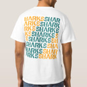 ひれを恐れて下さい Tシャツ (裏面)