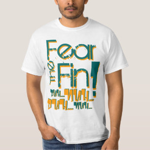 ひれを恐れて下さい Tシャツ