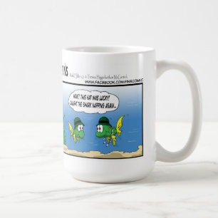 ひれ-うたた寝のマグ コーヒーマグカップ