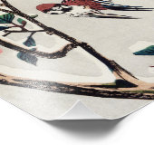 ひろしげとツバメが雪の中プリント フォトプリント            (角)