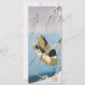 ひろしげによるラデン産の野鴨の雪遊び (正面)