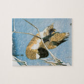 ひろしげによるラデン産の野鴨の雪遊び ジグソーパズル (横)