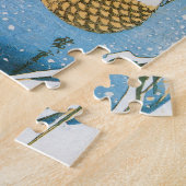 ひろしげによるラデン産の野鴨の雪遊び ジグソーパズル (側面)