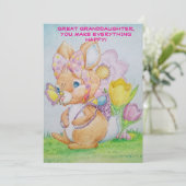 ひ孫の特別なイースターカード シーズンカード (スタンド正面)