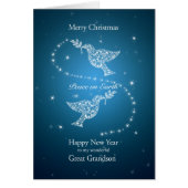 ひ孫、平和クリスマスの鳩 (正面)