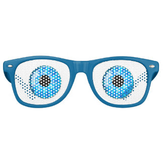 びっくりした目 レトロサングラス