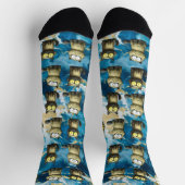 びっくりネコ ソックス (上部)