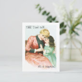 びっくりパーティの郵便はがきの招待状 インビテーションポストカード (スタンド正面)