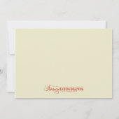 びっくりパーティ 招待状 (裏面)