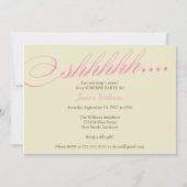 びっくりパーティ 招待状 (正面)