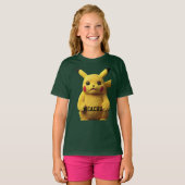 "びっくりピカチュウのマグショット — デザイン Tシャツ (正面フル)