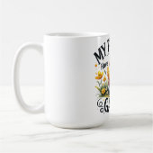びっくり仰天おもしろいした鴨かわいいマグカップ コーヒーマグカップ (左)
