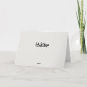 びっくり猿のサプライズグリーティングカード カード (裏面)