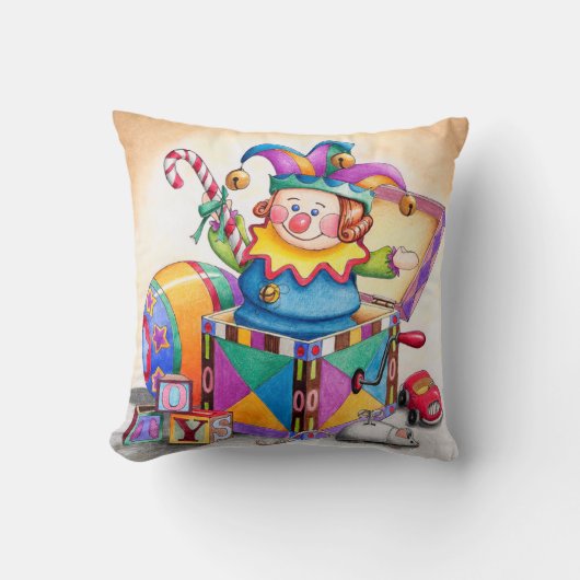 びっくり箱-枕 クッション (正面)