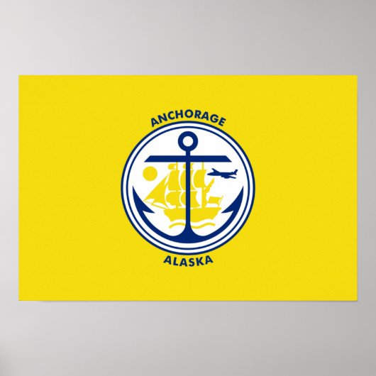 びよう地の旗 ポスター (正面)