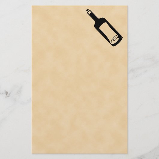 びんのメッセージ 便箋 (正面)