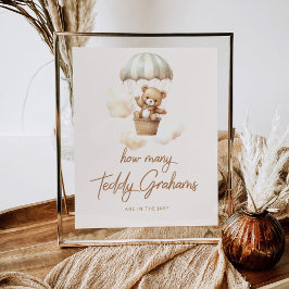 びんの中にテディグラハムがいくつあるか ポスター