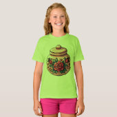 びんの中に魅惑の開花» Tシャツ (正面フル)