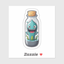 びんの中のイカ怪獣 シール