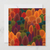 びんの中の仮想的な感謝祭の秋 招待状 (裏面)