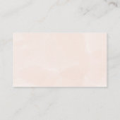 びんの中の小さな蝶のフローラの赤ちゃんシャワー エンクロージャーカード (裏面)