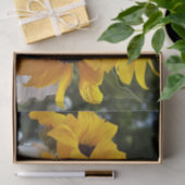 びんの中の新鮮な黄色のひまわり 薄葉紙 (ギフト)