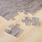 びんの中の紫色の花 – パーソナライズされた ジグソーパズル (側面)