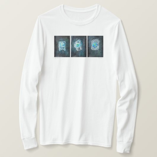 、びん詰めにされる袋に入れられる、囲まれる Tシャツ (デザイン正面)